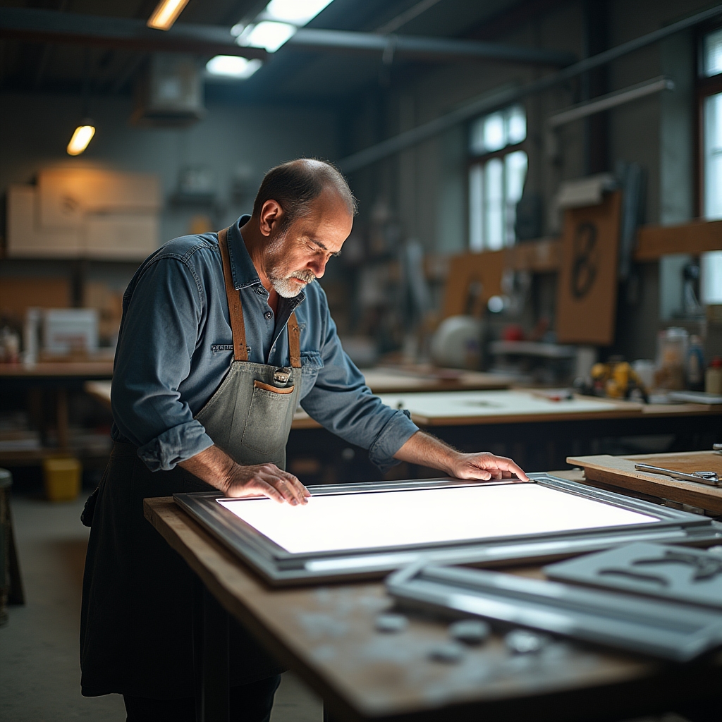 Производственный цех мастерской 24KG в Бишкеке